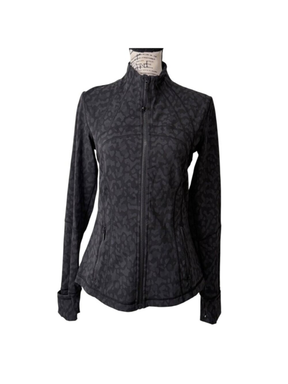 Lululemon Womens Size 8 Define Jacket *Luxtreme Formation Camo Deep Coal LW4BHKS - Picture 2 of 9